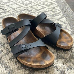 Black Birkenstock Salina Size 40 Narrow